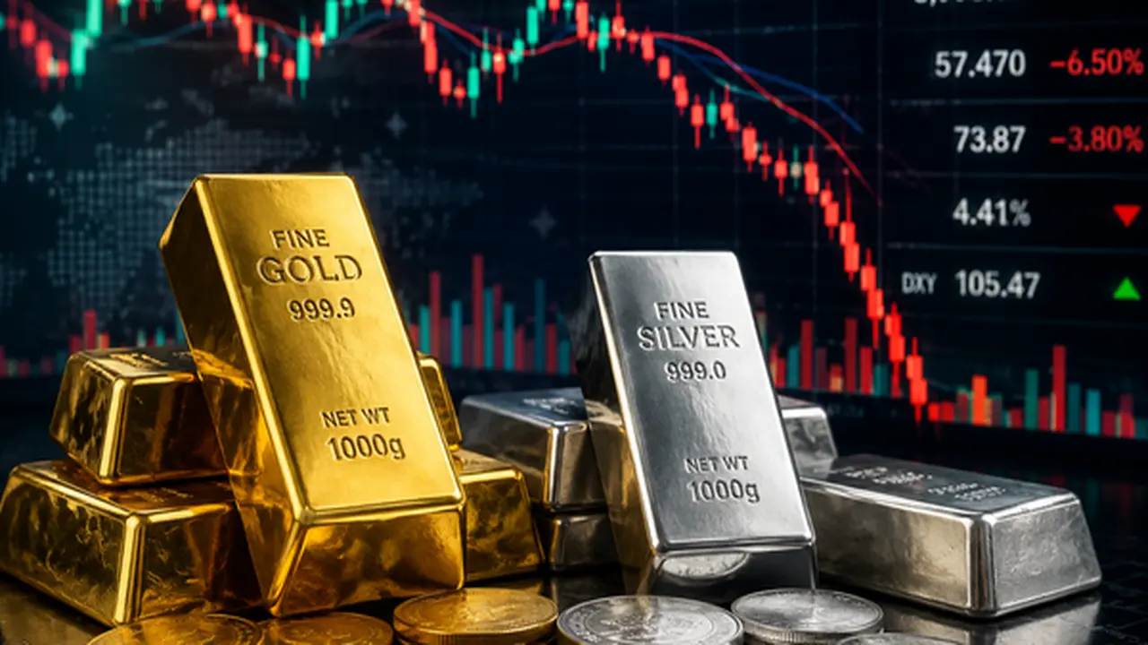 أسعار الذهب والفضة تنخفض إلى أقل من 4000 دولار للمرة الأولى منذ نوفمبر.